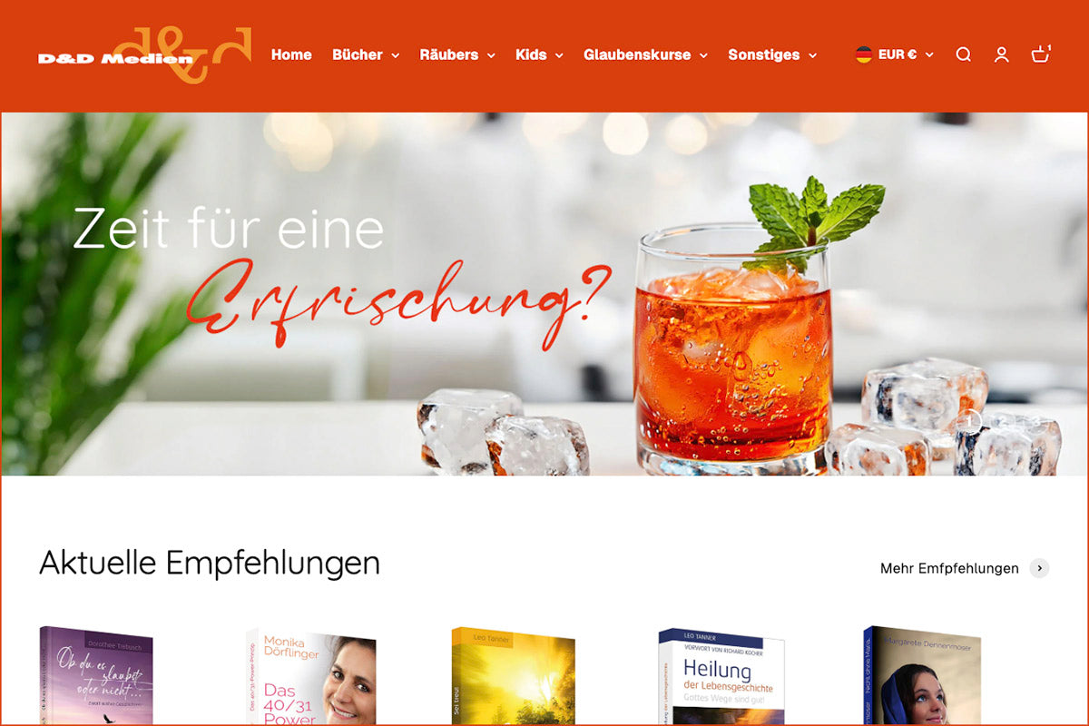 Unser neuer Onlineshop